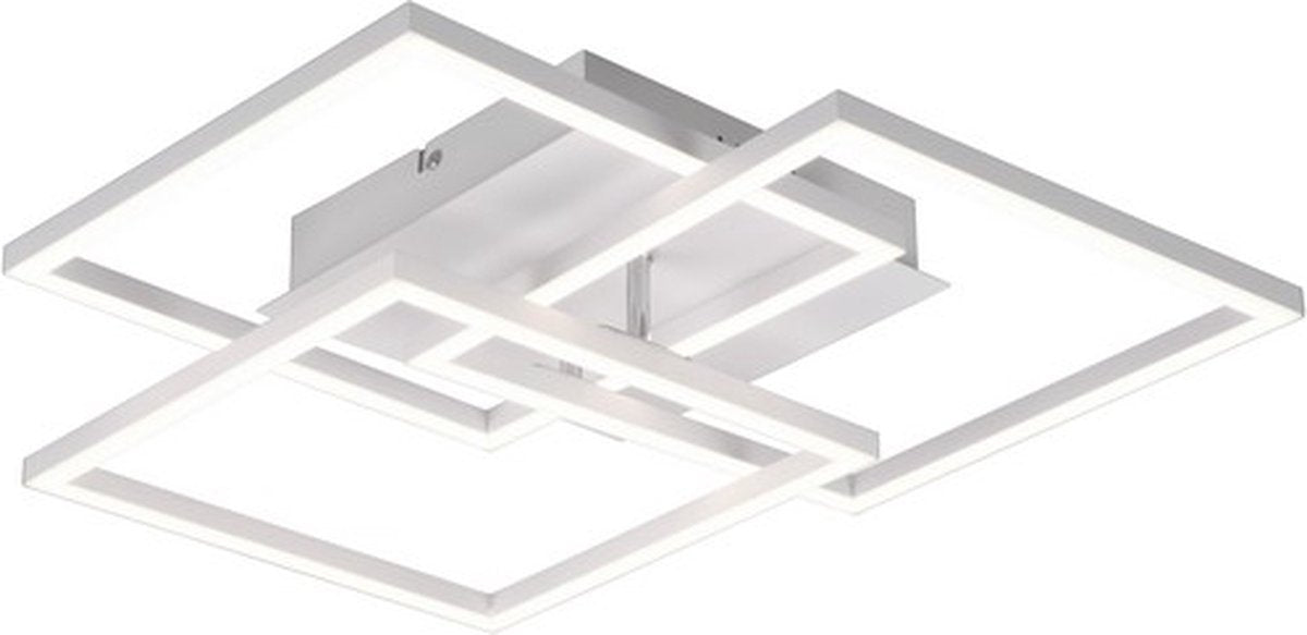 Rl live your light reality mobile - plafondlamp - wit mat - incl. 1x smd 27w - afstandsbediening - geintegreerde dimmer - zwenkbaar - traploos instelbare lichtkleur - nachtlampje - dimbaar met schakelaar - niet geschikt voor externe dimmer - geheugenfunct