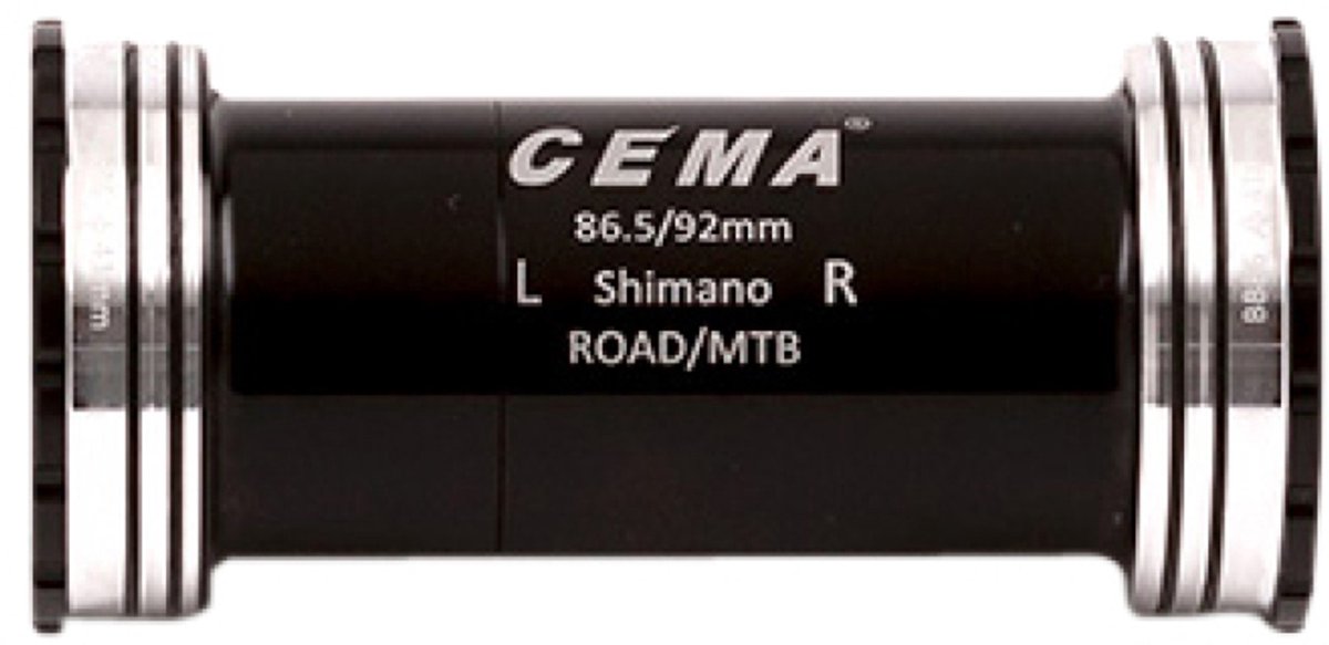 CEMA Bracketas BB86-BB92 Int. Shimano-Keramisch-Zwart