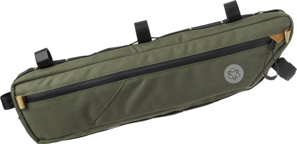 Agu venture - frame tas - 3l - groen - waterafstotend - met 3m reflectie - ykk ritssluiting - hydratatie port - gerecycled polyester