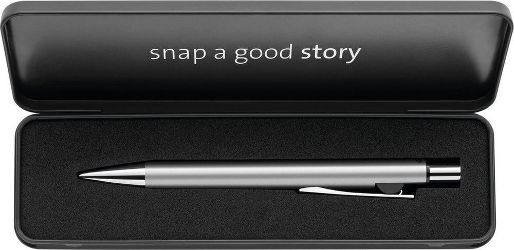 Pelikan balpen snap metallic k10 zilver metal case