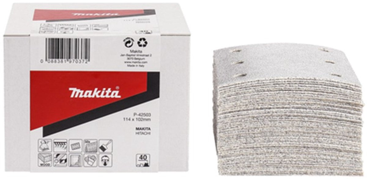 Makita p-42553 schuurvel k150 114x102 wh