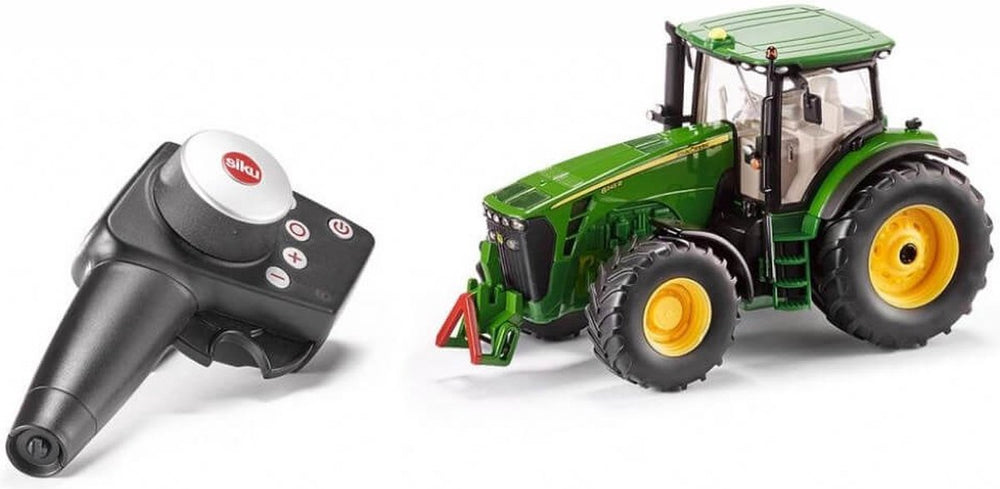 Siku 6881, john deere 8345r tractor, op afstand bestuurbaar, inclusief controller, schaal 1:32, metaal kunststof, serie: control