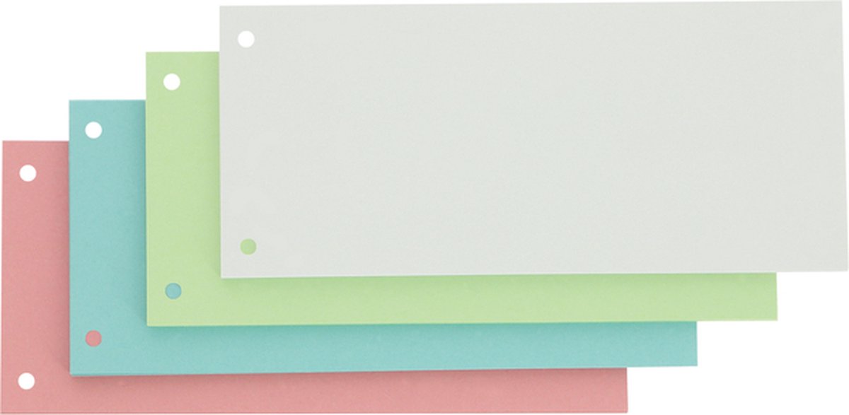 Elba scheidingsstrook 2rings 105x240mm - 190gr - 100st - assorti