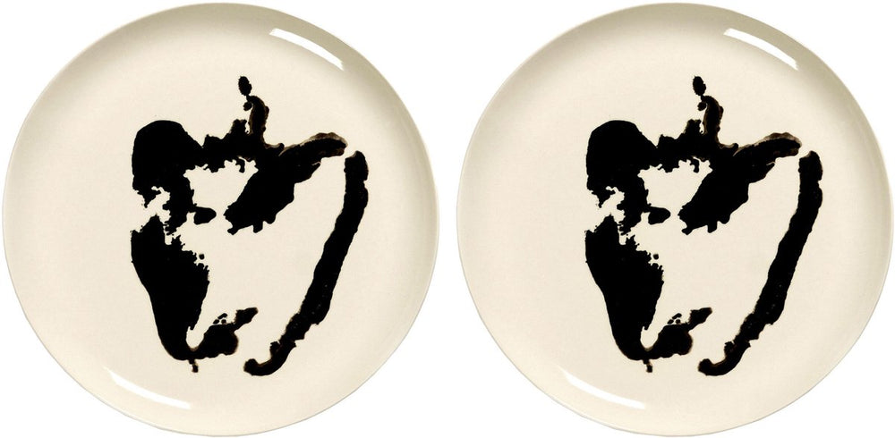 Serax - ottolenghi feast - bord l - wit zwart - 26 ø - 2 stuks