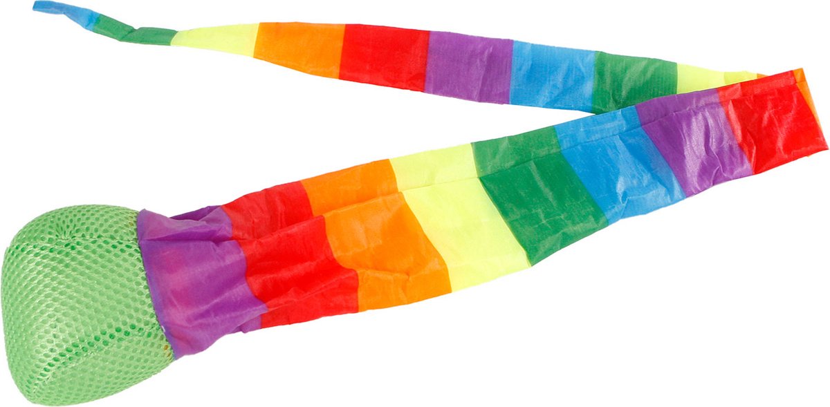 Zonpretwaterwerpbal regenboog, 95cm