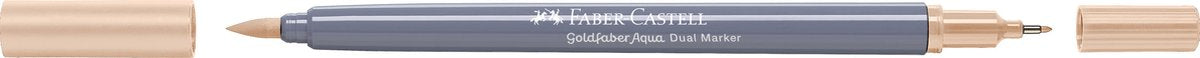 Faber-castell - duo aquarel marker - goldfaber - zand 281 - brush 0,6mm - fc-164681