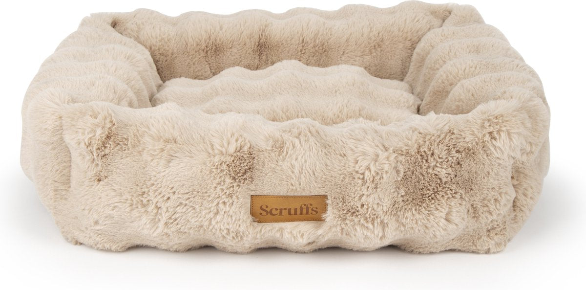 Scruffs - alpine box bed - hondenmand - champagne - large 75 x 60 cm