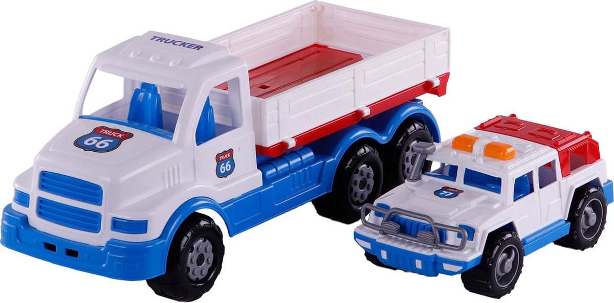 Cavallino XL Torpedo truck with jeep, 46.6cm