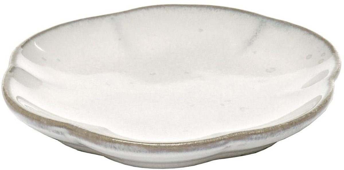 Serax - sergio herman inku - geribd bord - wit - 8 ø - 4 stuks