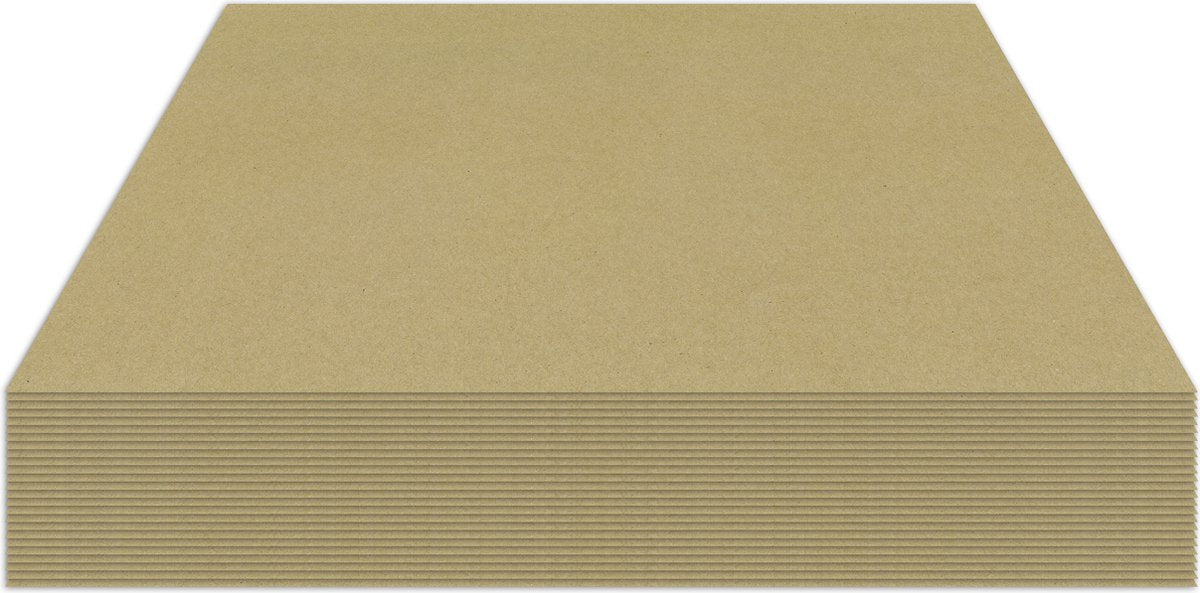 Kangaro fotokarton - 50x70cm - 230 gram - kraft - 25 vel - hobbykarton