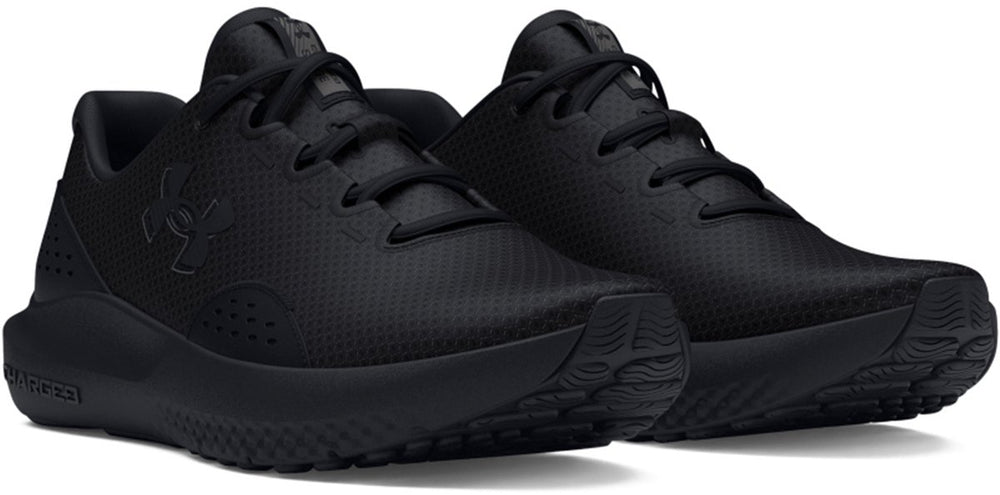 Under armour ua charged surge 4-blk heren sportschoenen - zwart