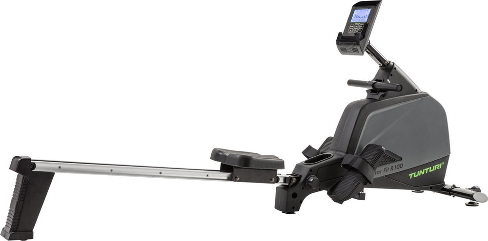 Tunturi star fit r100 roeitrainer - roeimachine met 24 weerstandsniveaus - roeiapparaat voor thuis - opklapbaar - kleur: zwart
