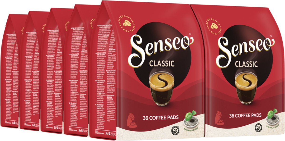 Senseo classic koffiepads - intensiteit 5 9 - 10 x 36 pads
