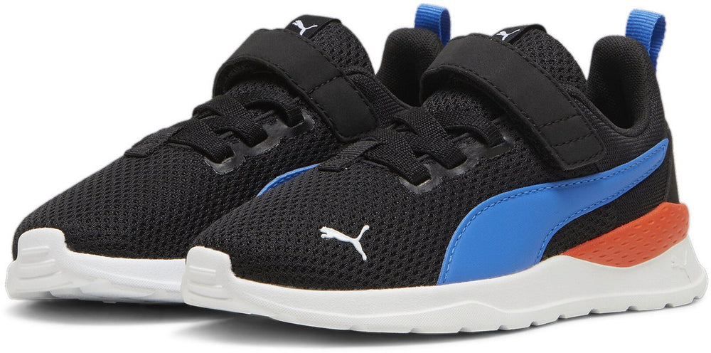 Puma anzarun lite ac+ ps unisex sneakers - black-hyperlink blue- white-redmazing