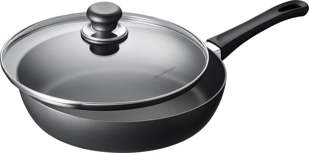 Scanpan hapjespan sauteerpan met deksel classic induction ø 28cm 3 liter - geschikt voor alle warmtebronnen - standaard anti-aanbaklaag