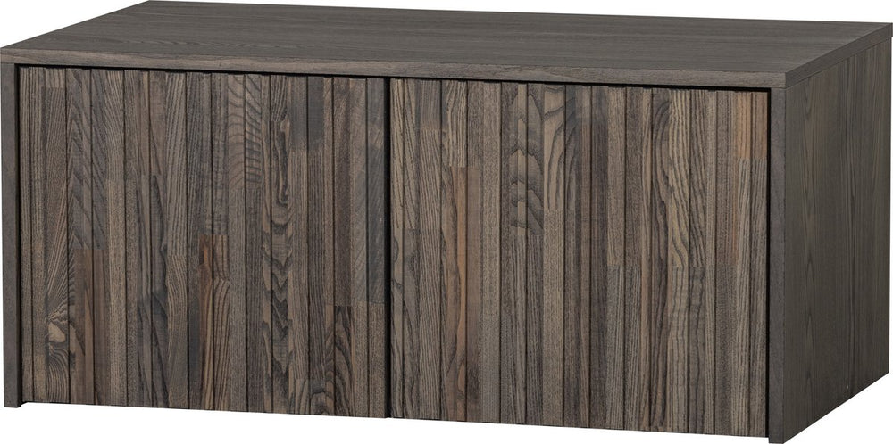 Woood new gravure kistbank - essen - espresso - 40x88x50