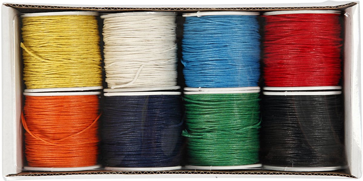 Creativ company https: www.cchobby.nl katoenkoord-dikte-1-mm-gevernist-diverse-kleuren-8x40-m-1-doos