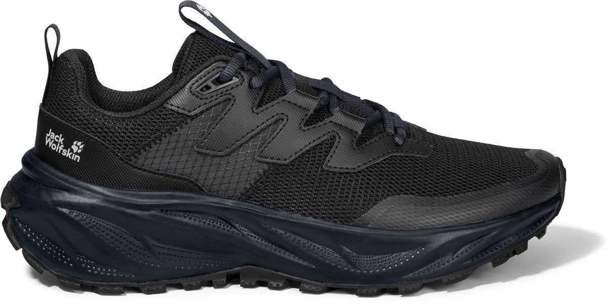 Jack wolfskin trail low wandelschoenen zwart eu 42 vrouw