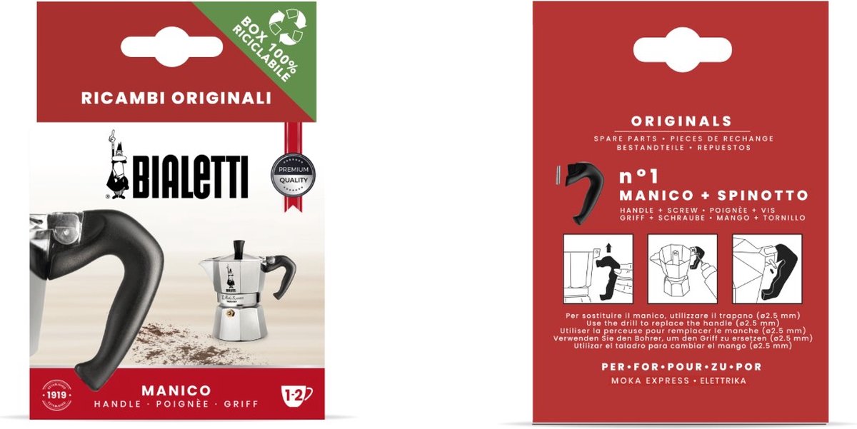 Bialetti vervangingsset moka express 12 kops – 3 afdichtringen filterplaat – origineel onderdeel