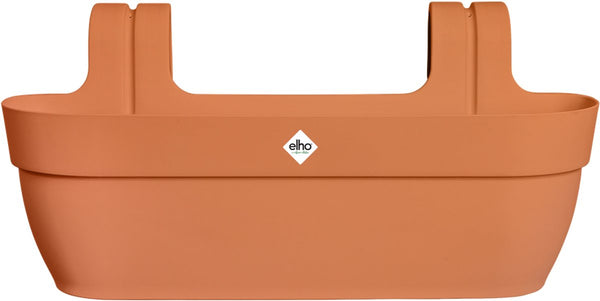 Elho vibia campana easy hanger xl 58 - plantenbak voor balkon - balkonbak - 100% gerecycled plastic - l56 x b26.8 x h23.7 cm - terra