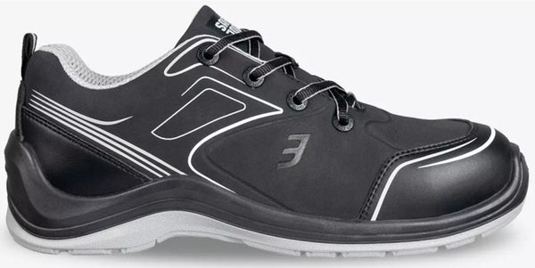 Safety jogger flow low s3 zwart werkschoenen 42