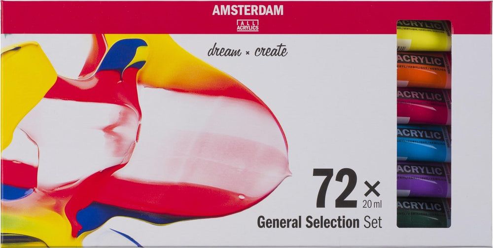 Amsterdam standard series acrylverf algemene selectie set | 72 × 20 ml
