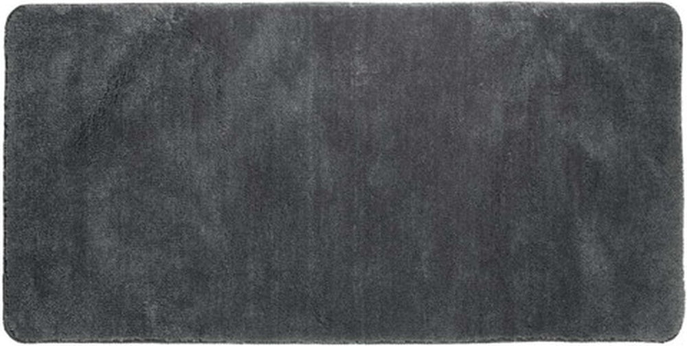 Sealskin angora -badmat 70x140 cm - polyester - donkergrijs