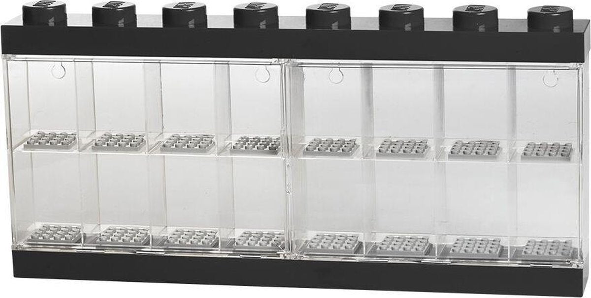 Kamer Kopenhagen LEGO Minifiguren Vitrine 16 Zwart