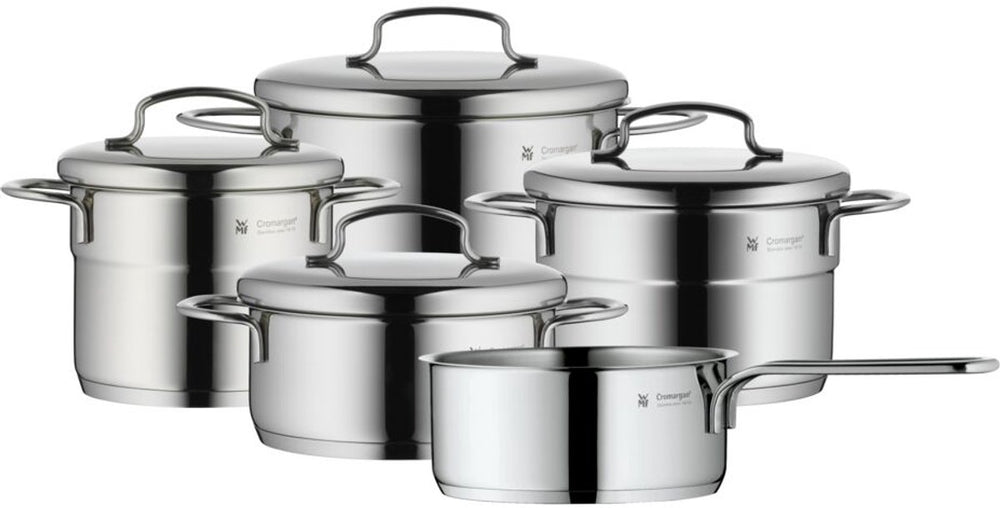 Wmf mini - pannenset - 5-delig - geschikt voor inductie - compact - rvs