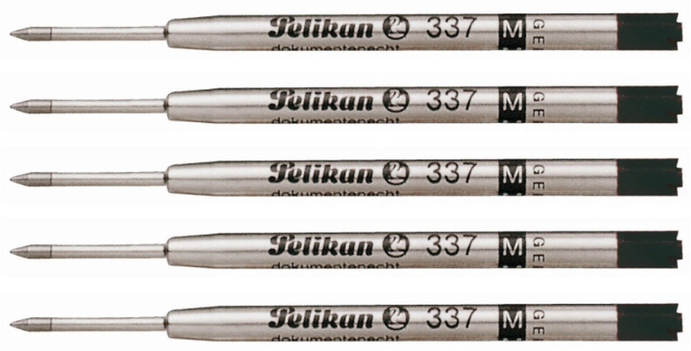 Pelikan balpenvulling 337 medium zwart 5 stuks