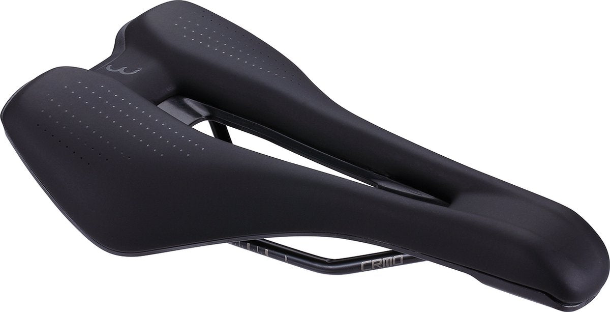 Bbb cycling echelon comfort fietszadel 155mm – sportief fietszadel – racefiets mountainbike – ergonomische uitsparing - bsd-157