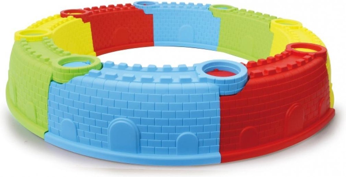 Jamara zandbak kasteel 90 x 90 x 14,5 cm 13-delig