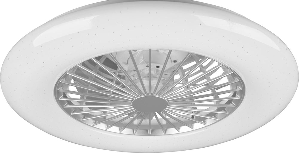 Rl live your light reality stralsund - ventilator - titanium - incl. 1x smd 30 w - afstandsbediening - geintegreerde dimmer - traploos instelbare lichtkleur - niet geschikt voor externe dimmer - geheugenfunctie - 3 snelheidsinstellingen - zomer- en winter