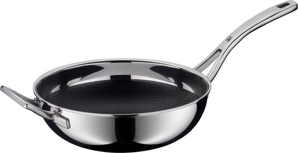 Wmf profi resist - wokpan - ø 28 cm - rvs - geschikt voor inductie - anti-aanbaklaag