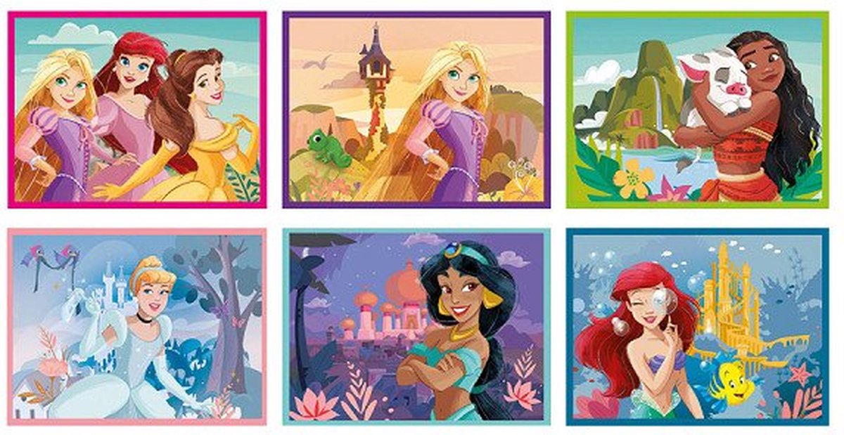 Clementoni blokpuzzel disney prinses, 12e.