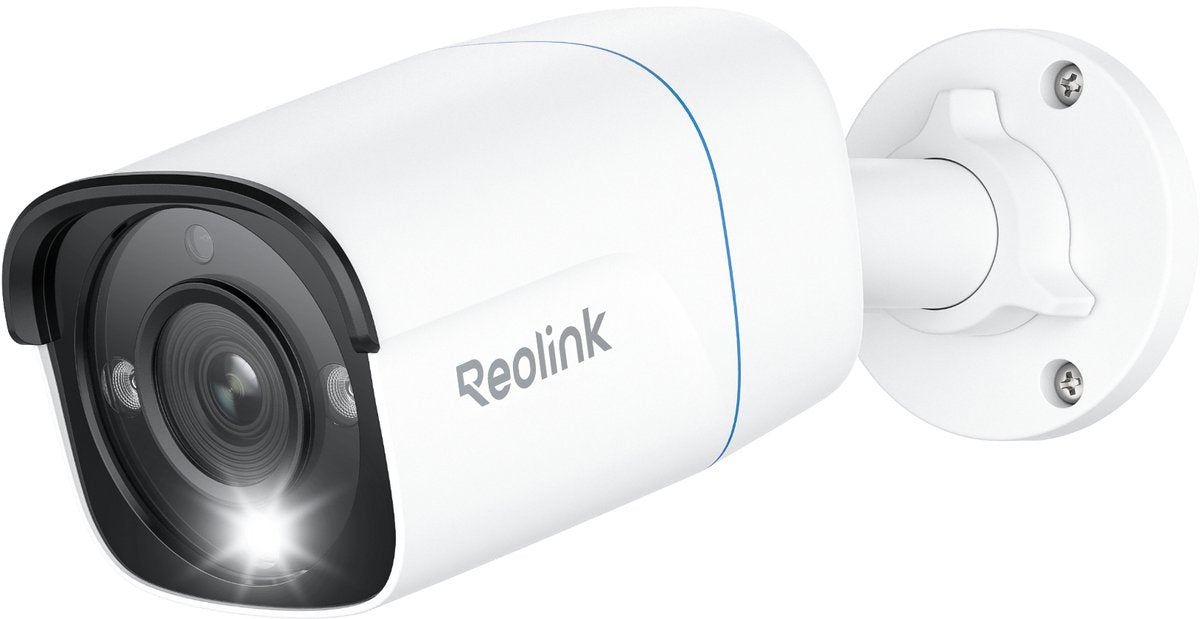 Reolink poe beveiligingscamera p330 - 8mp uhd - slimme tweerichtingswaarschuwingen - 4k kleurnachtzicht - tot 512gb microsd-kaart - 1-pack