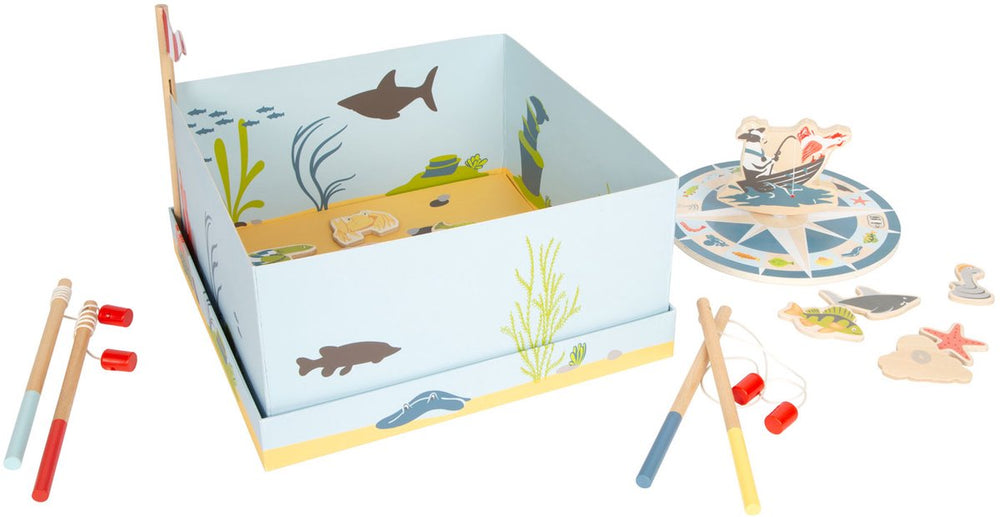 Small foot - wooden fishing game - 4 players