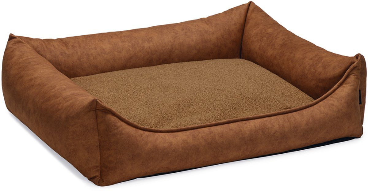 Beeztees lua - orthopedische hondenmand - cognac - 100x80x27 cm