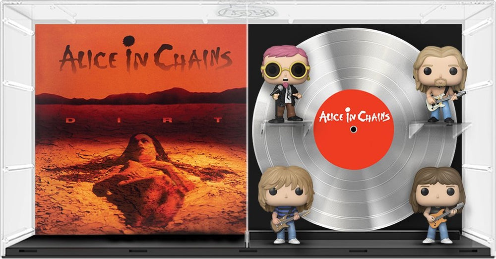 Funko alice in chains verzamelfiguur pop! albums dlx 4-pack dirt 9 cm multicolours