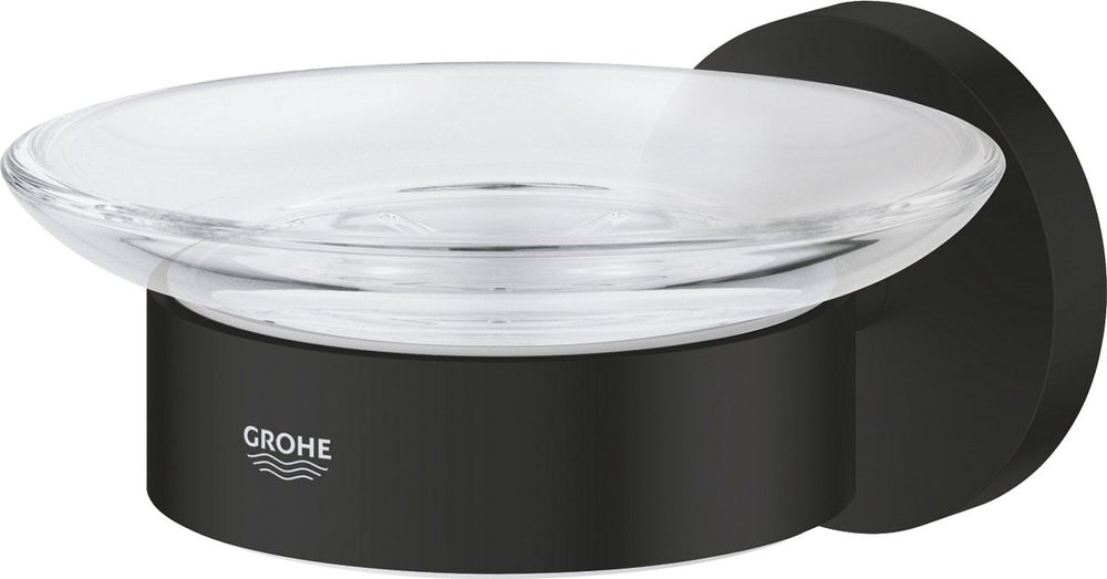 Grohe quickfix start zeepbakje met houder - matte black