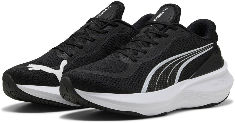 Puma scend pro 2 unisex sportschoenen - black- white