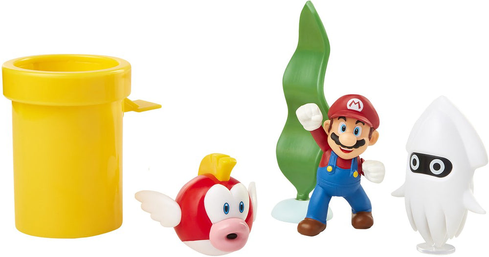 Jakks nintendo 6cm onderwater diorama