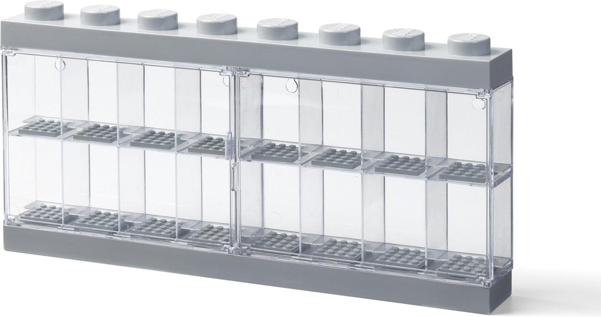 Kamer Kopenhagen LEGO Minifiguren Vitrine 16 grijs