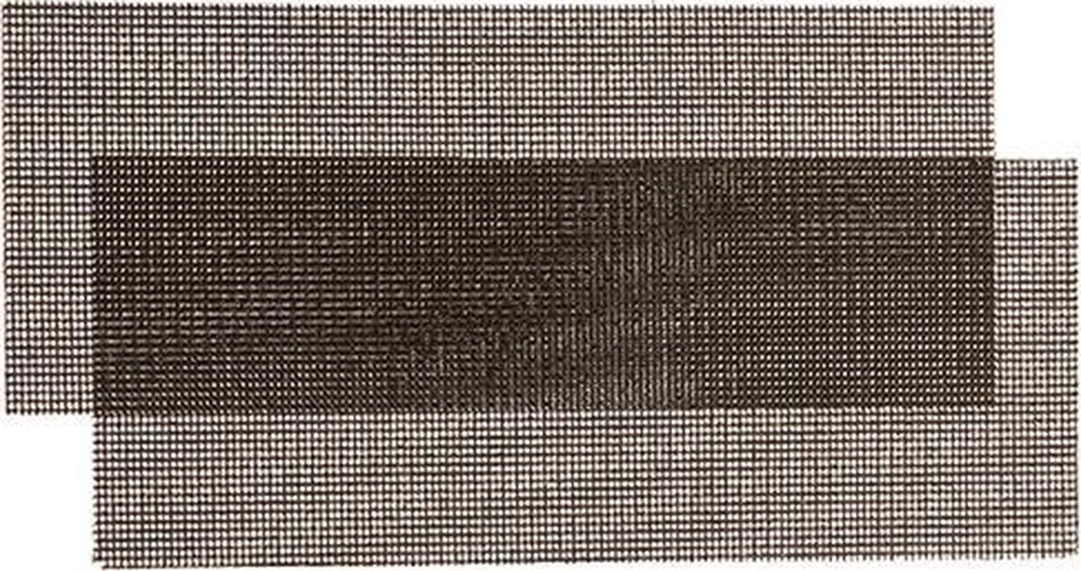 Wolfcraft - schuurgaas voor gipsplaten - korrel 120 - 115 x 280 mm - 2 stuks - 1996000