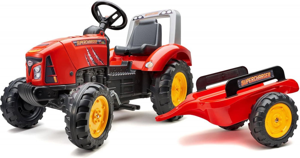 Falk supercharger - jongens - rood - traptractor