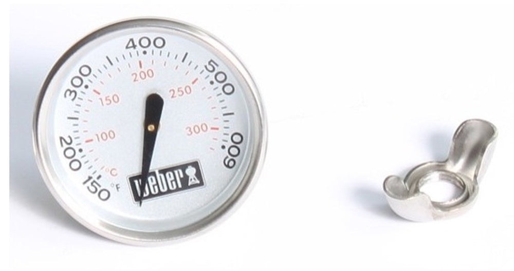 Weber thermometer met vleugelmoer voor houtskoolbarbecue