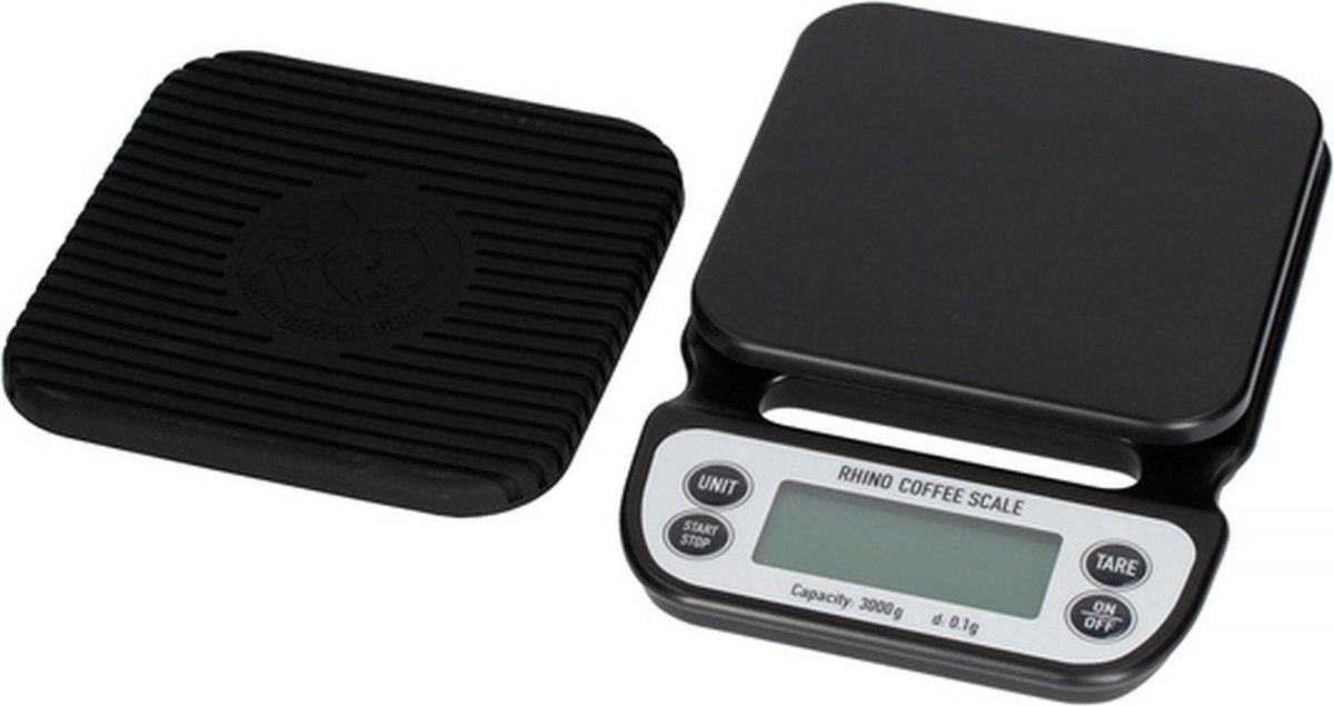 Rhinowares rhino coffee gear () brewing scale 3kg 0,1gr - timer - tare