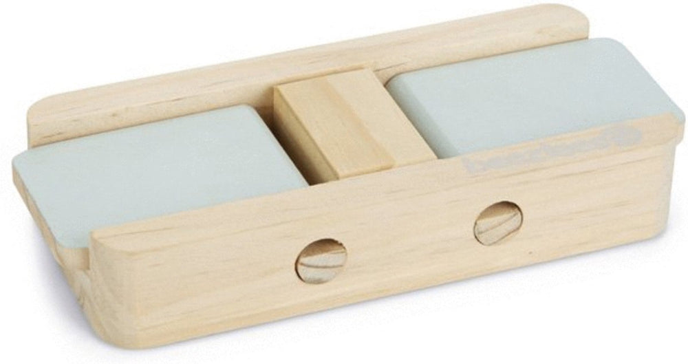 Beeztees dorix - knaagdierspeelgoed - intelligentie speelgoed - knaagdier - konijn - hout - mint - 15 cm