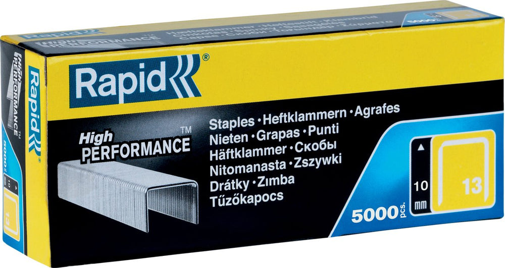 Rapid nr. 13 fijndraadnieten 10 mm - 5000 nietjes