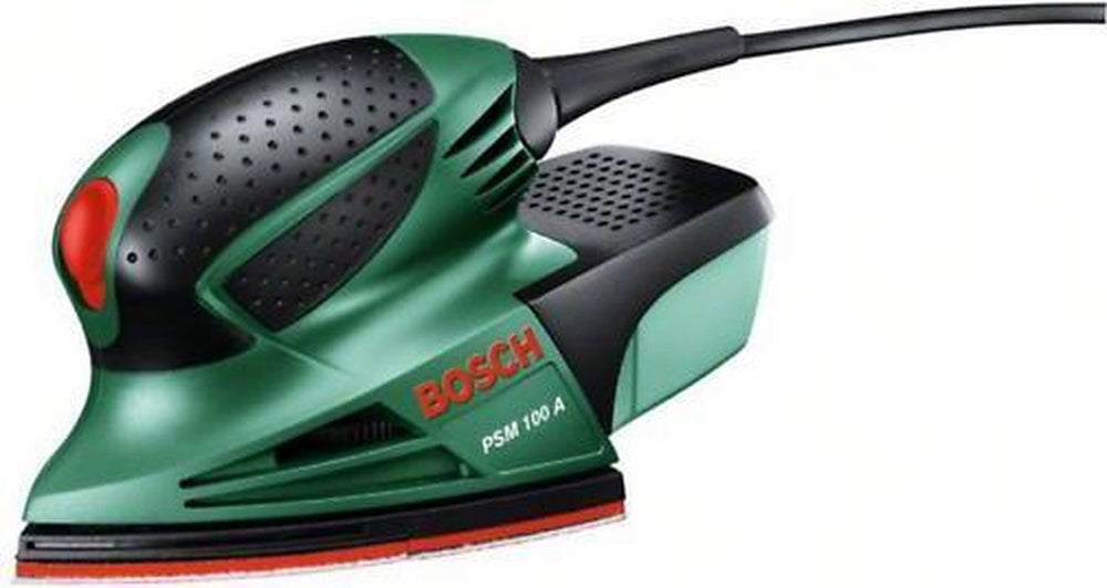 Bosch psm 100 a multischuurmachine - op snoer - 3 schuurbladen - 100 w